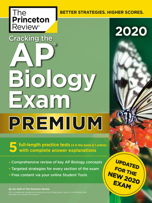 Title details for Cracking the AP Biology Exam 2020, Premium Edition by The Princeton Review - Available